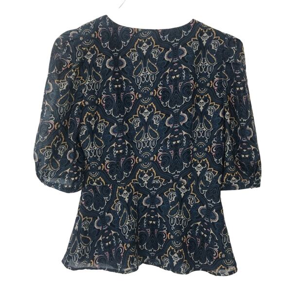 Cupcakes and Cashmere Button Front Blouse Size 2 - Picture 5 of 7